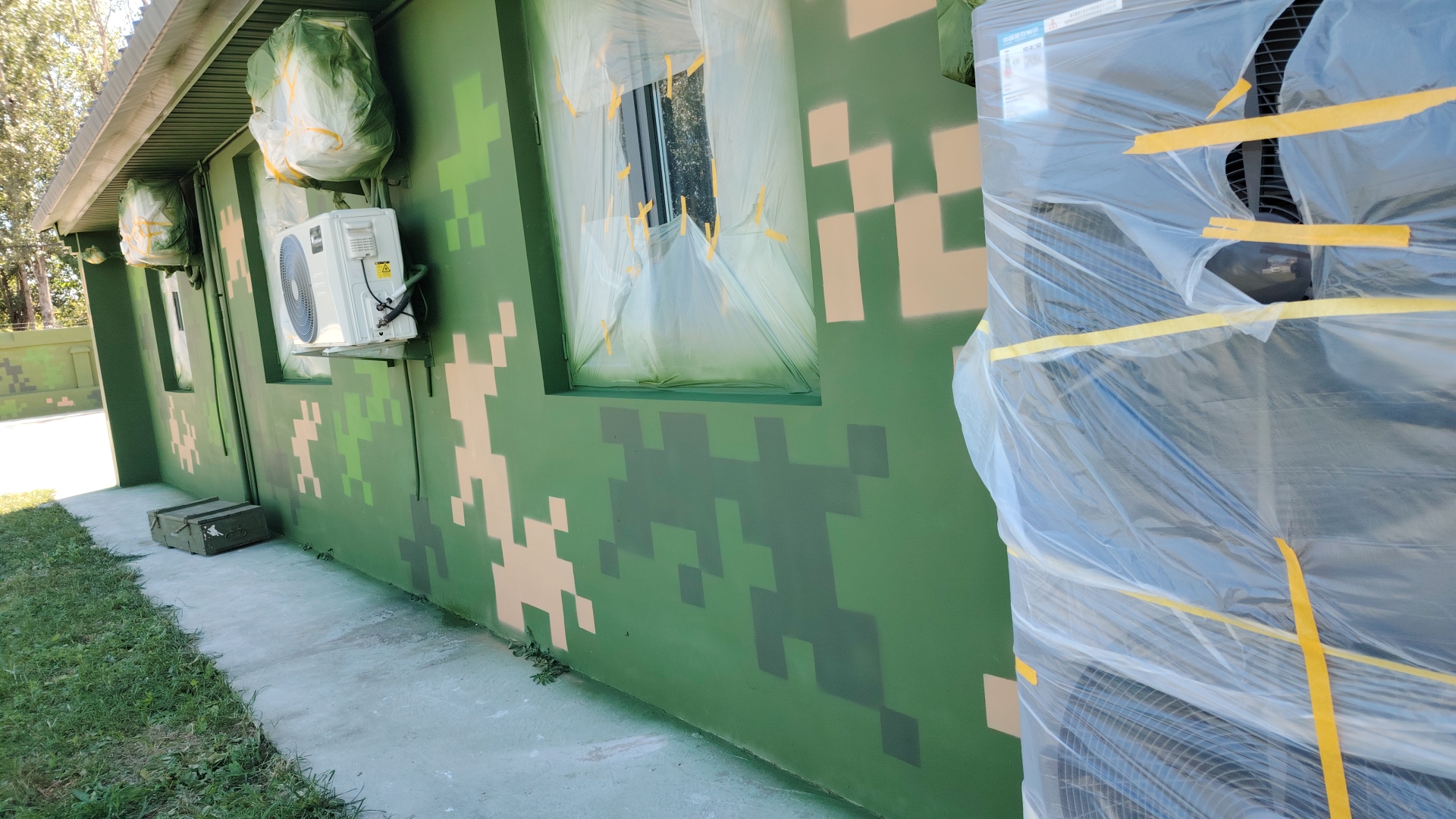 铜川外墙迷彩漆施工多少钱 伪装迷彩漆  